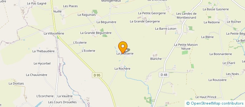 localisation de l'entreprise DE LA JEUSSERIE à DOMALAIN