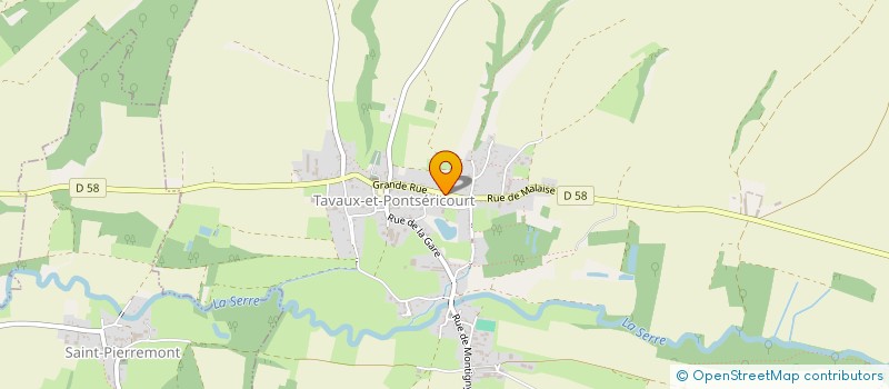 localisation de l'entreprise DE LA JONQUEUSE  VOYENNE