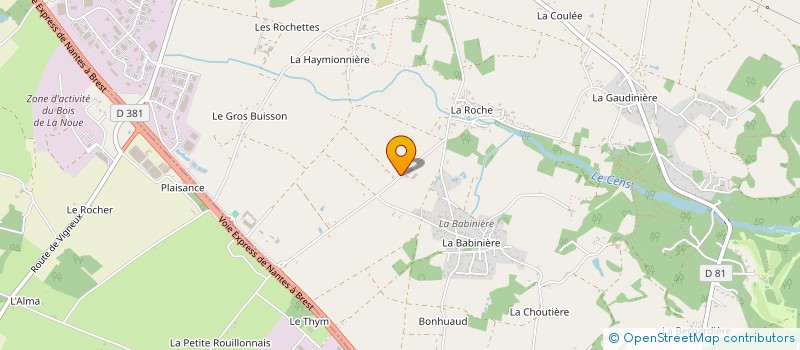 localisation de l'entreprise DE LA JOUE à VIGNEUX-DE-BRETAGNE