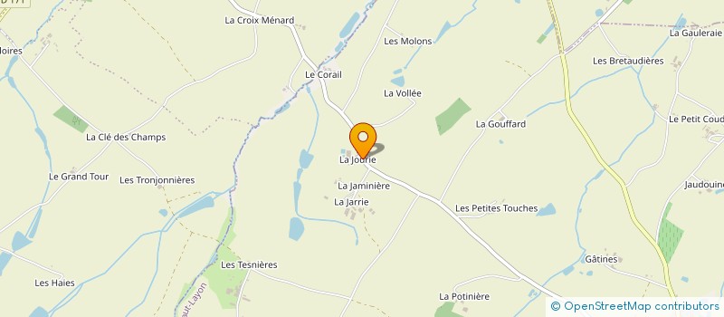localisation de l'entreprise DE LA JOURIE  LYS-HAUT-LAYON