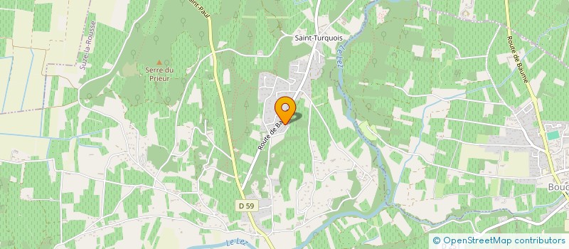 localisation de l'entreprise DE LA LANCE  SUZE-LA-ROUSSE