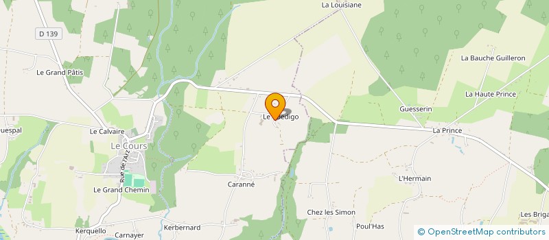 localisation de l'entreprise DE LA LANDE à LARRE