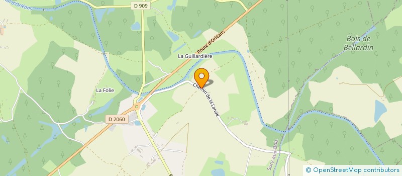 localisation de l'entreprise DE LA LANDE à SURY-AUX-BOIS