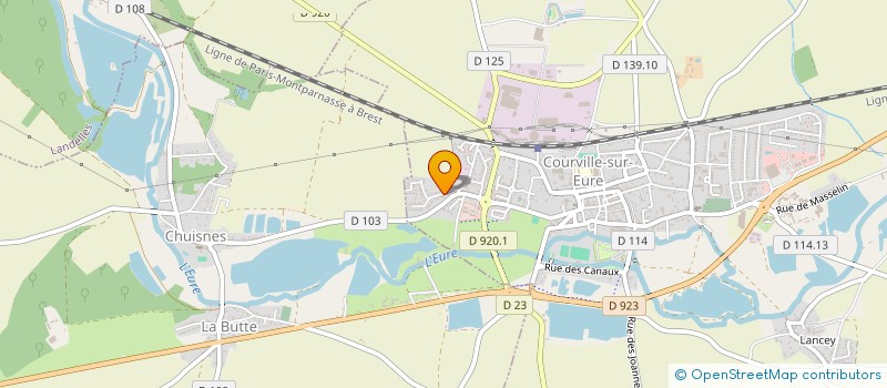 localisation de l'entreprise DE LA LEU à COURVILLE-SUR-EURE