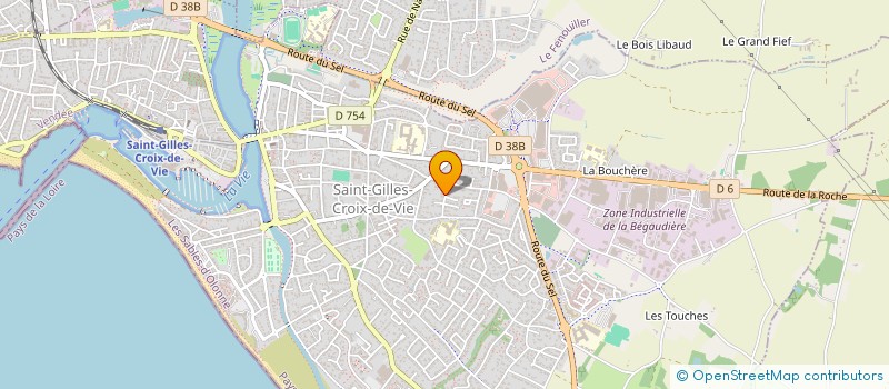 localisation de l'entreprise DE LA LIBERTE à SAINT-GILLES-CROIX-DE-VIE
