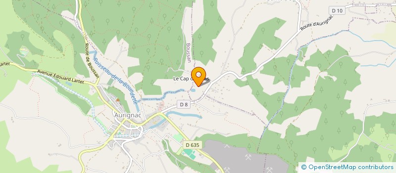 localisation de l'entreprise DE LA LIGNEE  MONTOULIEU-SAINT-BERNARD