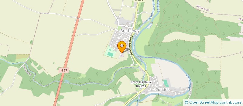 localisation de l'entreprise DE LA LOPIN à BRETHENAY