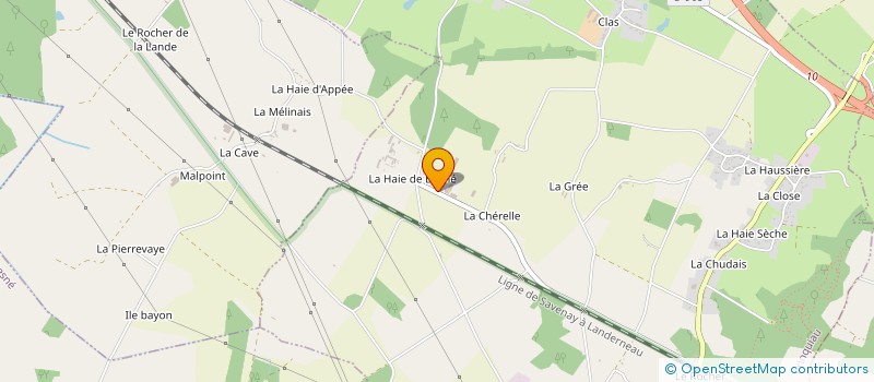 localisation de l'entreprise DE LA LOUERE à PRINQUIAU