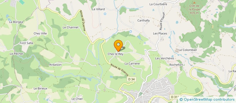 localisation de l'entreprise DE LA LOUVE à SAINT-MARTIN-EN-HAUT