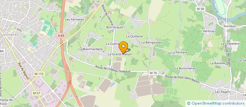localisation de l'entreprise DE LA LUCIOLE à LES SORINIERES