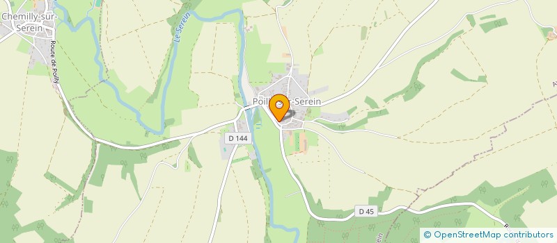 localisation de l'entreprise DE LA LUZERNE  POILLY-SUR-SEREIN