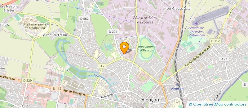 localisation de l'entreprise DE LA MAGDELEINE à ALENCON