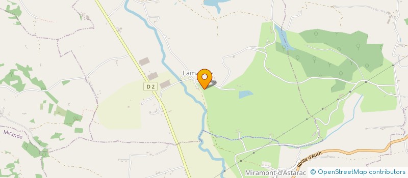 localisation de l'entreprise DE LA MAGISTERE  SAINT-MEDARD