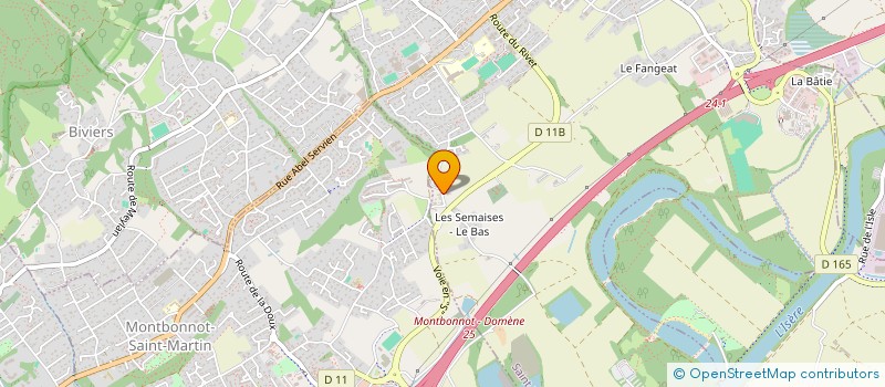 localisation de l'entreprise DE LA MAIE à SAINT-ISMIER