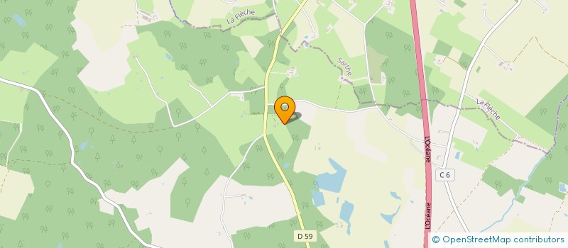 localisation de l'entreprise DE LA MAILLARDIERE à DURTAL