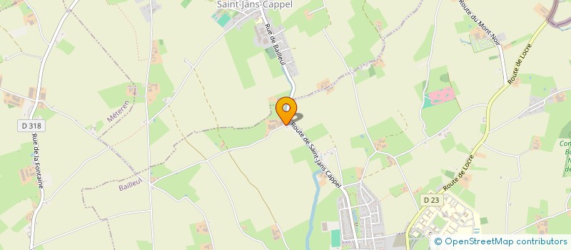 localisation de l'entreprise DE LA MAIN BLEUE à BAILLEUL