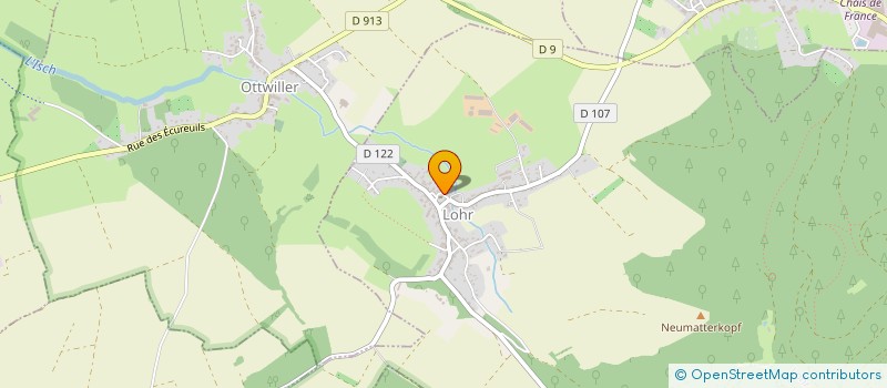 localisation de l'entreprise DE LA MAISON DE FER  LOHR