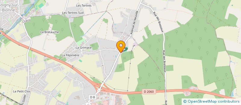 localisation de l'entreprise DE LA MALECOTIERE à CHECY