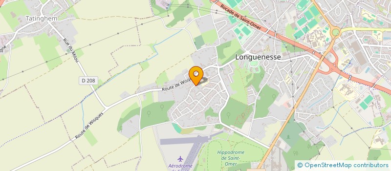 localisation de l'entreprise DE LA MANUFACTURE AUDOMAROISE  LONGUENESSE