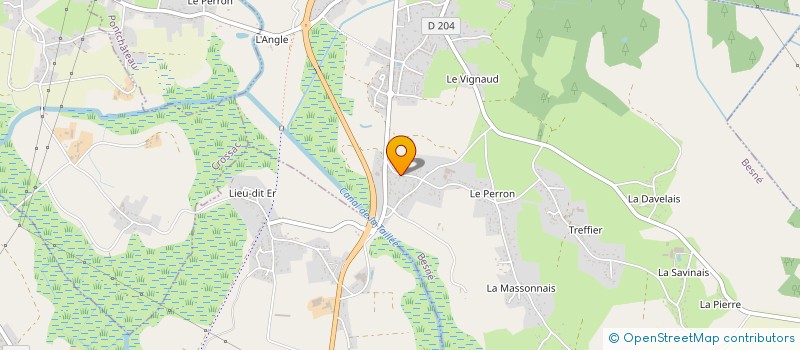 localisation de l'entreprise DE LA MARE à SAINTE-ANNE-SUR-BRIVET