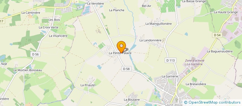 localisation de l'entreprise DE LA MARGERIE à SAINT-HILAIRE-DE-CLISSON