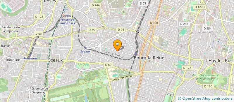 localisation de l'entreprise DE LA MARNE à SCEAUX