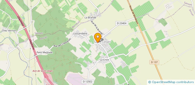 localisation de l'entreprise DE LA MARTINIERE  SAINT-LEGER