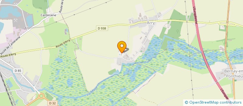 localisation de l'entreprise DE LA MAYE à ARRY