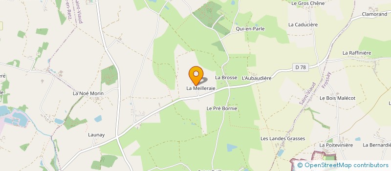 localisation de l'entreprise DE LA MEULE  CHAUMES-EN-RETZ