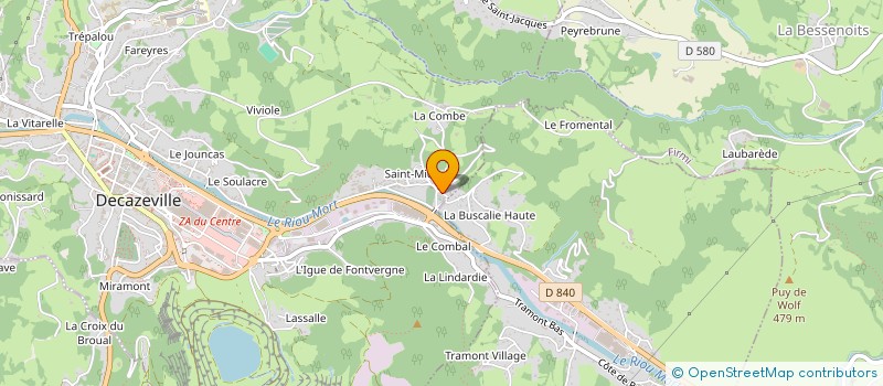 localisation de l'entreprise DE LA MICALIE  ALMONT-LES-JUNIES