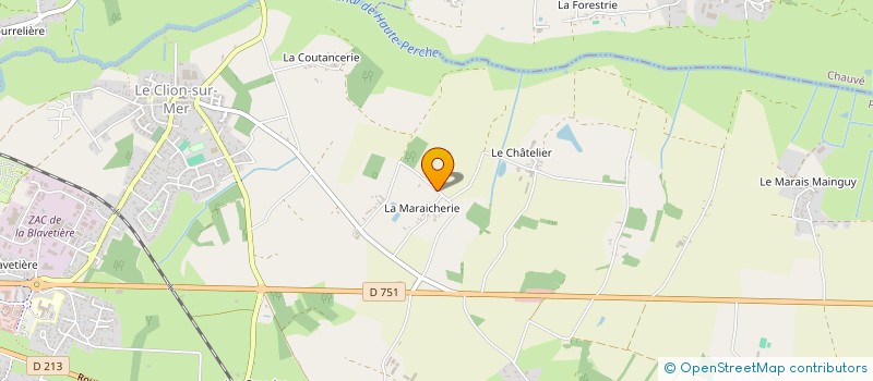 localisation de l'entreprise DE LA MILLIASSIERE à PORNIC