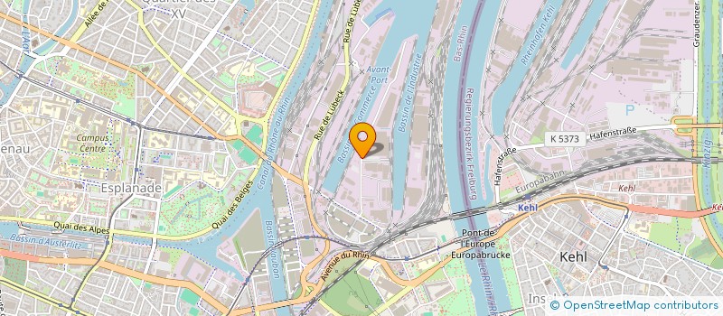 localisation de l'entreprise DE LA MINOTERIE  STRASBOURG