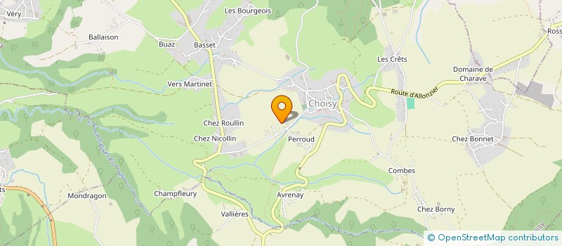 localisation de l'entreprise DE LA MISSION  CHOISY