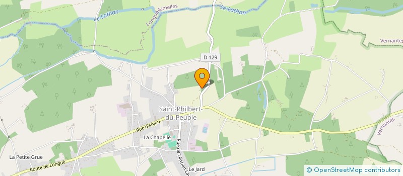 localisation de l'entreprise DE LA MODTAIS à BLOU