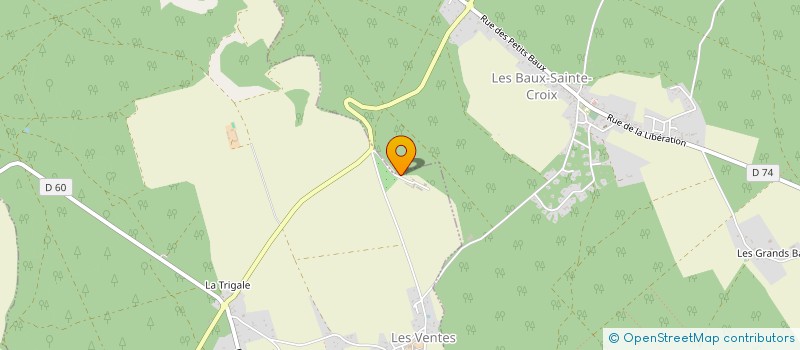 localisation de l'entreprise DE LA MOINERIE  LES VENTES