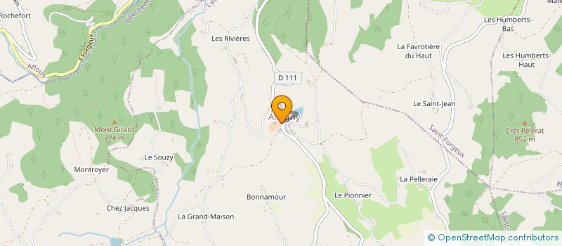 localisation de l'entreprise DE LA MONTBELIARDE  MONTROTTIER