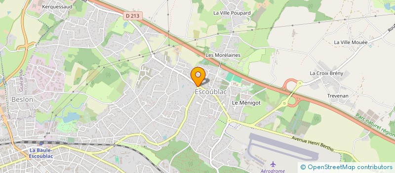 localisation de l'entreprise DE LA MORANDAIS  LA BAULE-ESCOUBLAC