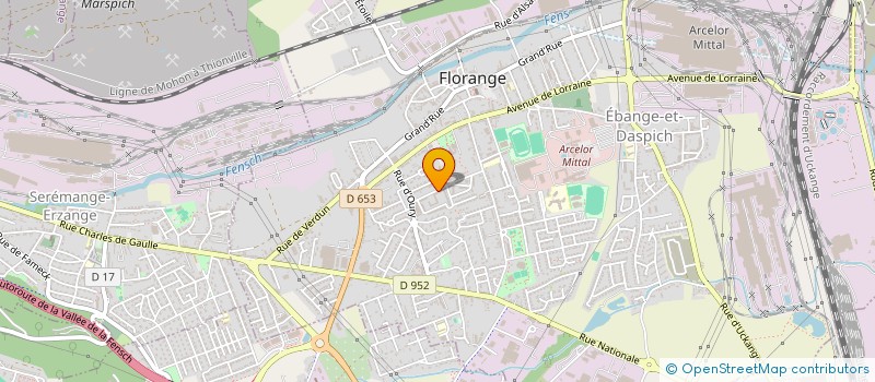 localisation de l'entreprise DE LA MOSELLE AUX GRANDES ECOLES DMGE  FLORANGE
