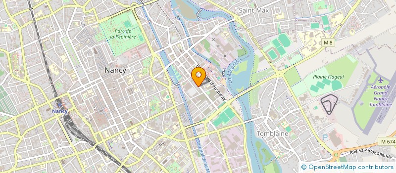 localisation de l'entreprise DE LA MOTHE  NANCY