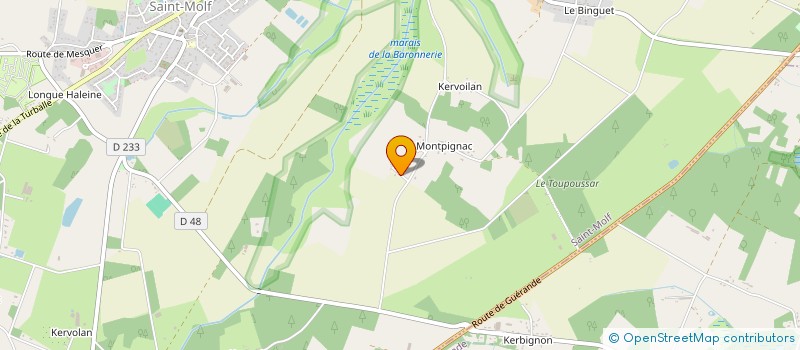 localisation de l'entreprise DE LA MOTTE à SAINT MOLF