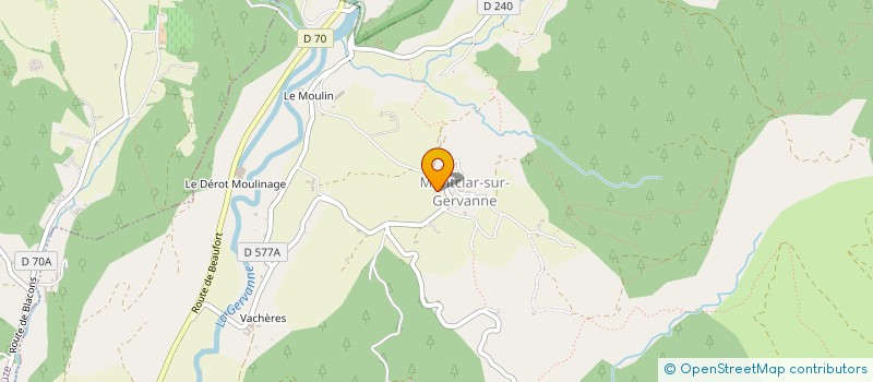 localisation de l'entreprise DE LA MOTTE à MONTCLAR-SUR-GERVANNE