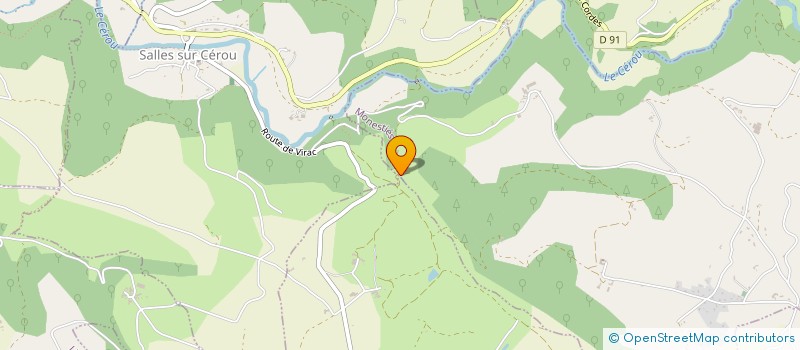 localisation de l'entreprise DE LA MOULIERE  LE SEGUR