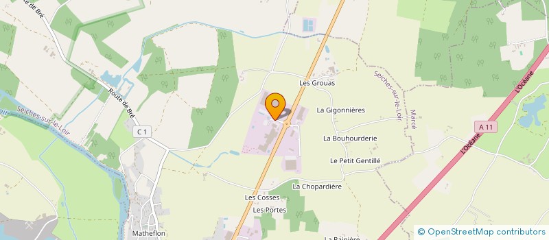 localisation de l'entreprise DE LA MULOTTIERE  CORZE