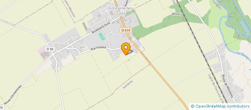 localisation de l'entreprise DE LA NACELLE à FONTAINE-LES-GRES