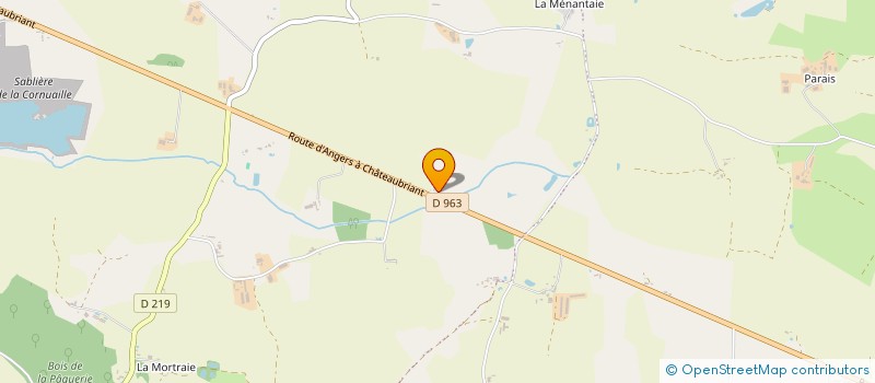 localisation de l'entreprise DE LA NAUDAIE  VAL D'ERDRE-AUXENCE