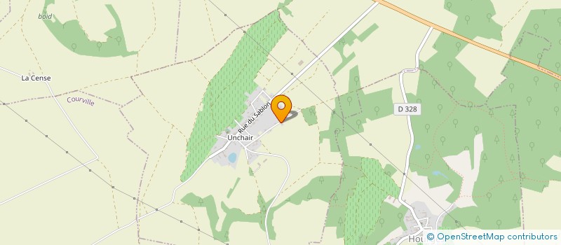 localisation de l'entreprise DE LA NEURIE  UNCHAIR