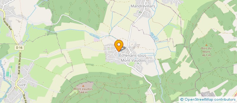 localisation de l'entreprise DE LA NOIE  ECHENANS-SOUS-MONT-VAUDOIS