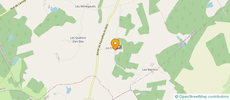 localisation de l'entreprise DE LA NOUE  CHATILLON-SUR-LOIRE