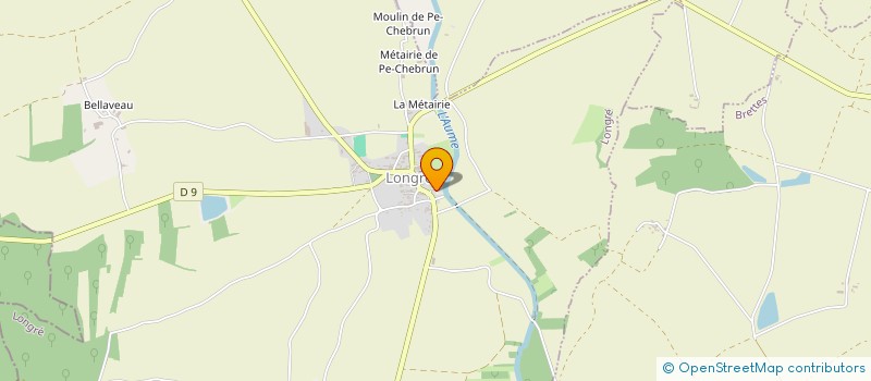 localisation de l'entreprise DE LA NOUE  LONGRE