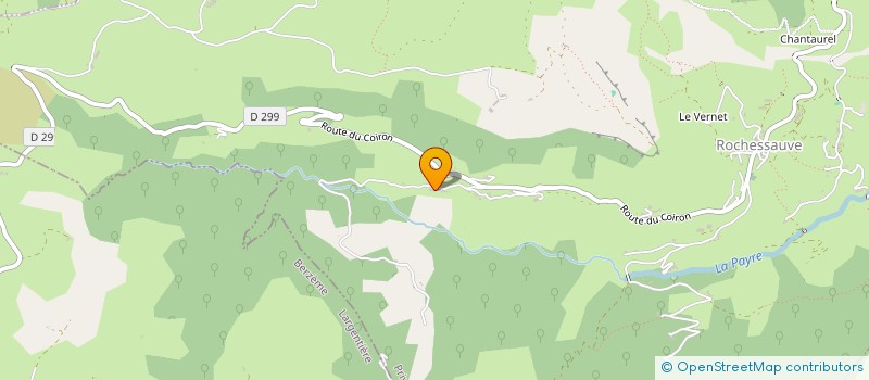 localisation de l'entreprise DE LA PAILLE AUX CHAMBAUDS  ROCHESSAUVE